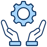 Professional installation and technical services icon